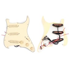 High-grade Alnico V SSS Pickup Double Coil Loaded Pickguard for Strat Stratocast