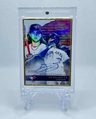 2020 Topps Gold Label RED Bo Bichette RC Rookie Auto /25 SSP NEW 