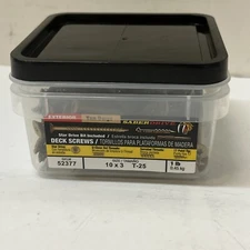 SaberDrive® Tan T-25 Star Drive Exterior Deck Screws 10x3 (1LB)