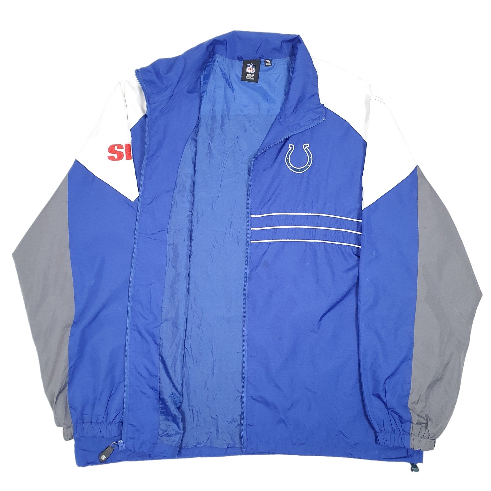 NFL Windbreaker Jacket Coat Indianapolis Colts American Football Mens XL image 2