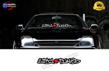 Stay Tuned Windshield Banner Jdm Japanese Sticker Decal