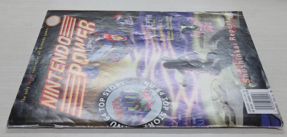 Revista Nintendo Power # 80 NU Año 1996 Mario RARA Edición Quiosco con Póster Foto 2 de 4