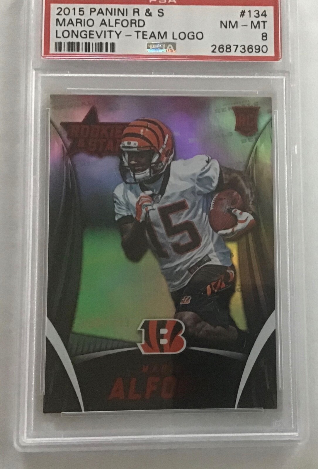 Mario Alford Panini Rookies & Stars #134 Longevity-Team Name