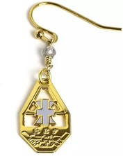 Digimon Silverware Earrings Jo Kido Gomamon Labradorite Jewelry