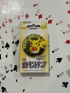Pokemon Pikachu Yellow Playing Card Poker Deck Stadium Nintendo Number Card Only