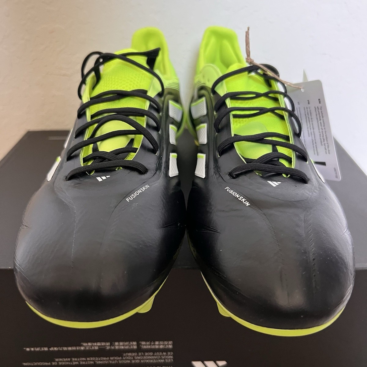 Size 9 Adidas Copa Pure 3 Elite FG Black Green Mens Soccer Cleats JH6304 Size 9 - Adidas Men main image 2