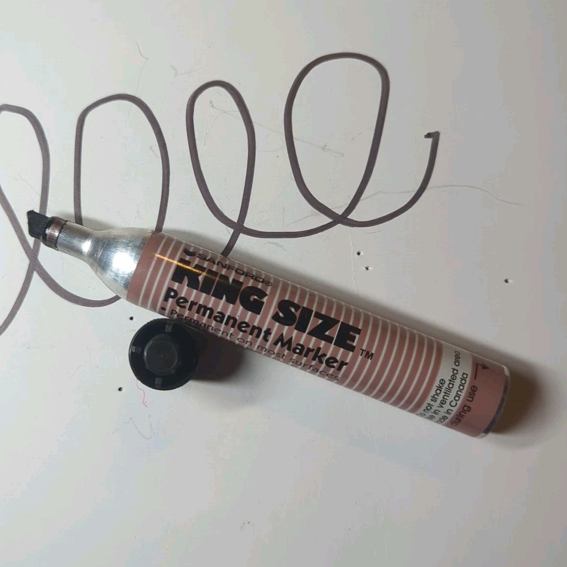 希少ビンテージ　MARKER マーカー　LDR SUPER デッドストック Vintage Sanford King Size Permanent Marker Black Works Smelly