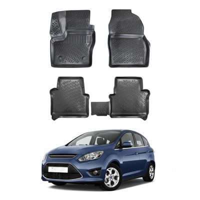 Floor Mats Liner for Ford C-Max 2010-2015 TPE All Weather