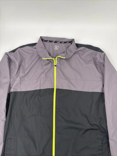 BCG  Mens Black/ Grey Windbreaker size XXXL zipper front. BCG Jacket. image 2