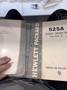 HP 00156-2 525A Frequency Converter Unit Operating & Service Manual