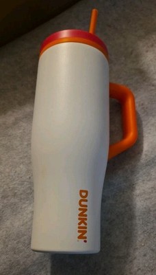 32oz 2025 Latest Limited Edition Dunkin  Stainless Tumbler With Handle