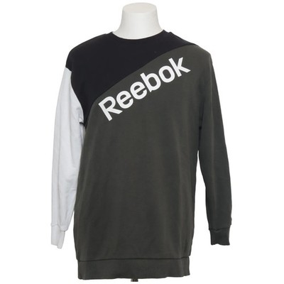 Reebok, Sweatshirt, Größe: M, Schwarz/Weiß/Grau #6uU