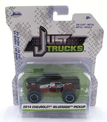 Jada Just Trucks Maßstab 1:64 14020 - 2014 Chevrolet Silverado PickUp - schwarz