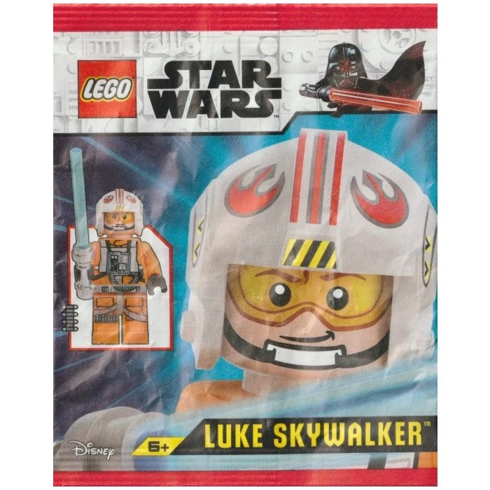 LEGO Star Wars Luke Skywalker con bolsa de papel sable de luz 912507 (SELLADO)