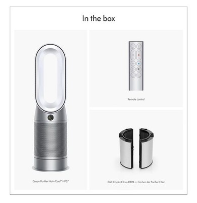 Dyson Purifier Hot+Cool HP07 Air Purifier, Heater, and Fan - Large