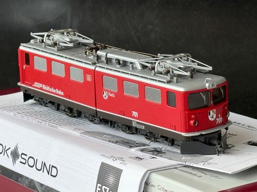 Bemo H0m 1354 121 RhB Ge 6/6 II 701 "Rhätia" mit Kurvensound. SELTEN	  | Condition: Gebraucht