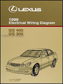 希少 Lexus GS400 GS300 配線図集　アリスト 161 1999 Lexus GS 300 400 Wiring Diagram Manual NEW GS300 GS400