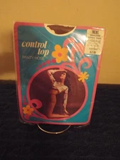 Control Top Pantyhose Suntan Fits 125 to 155 lbs