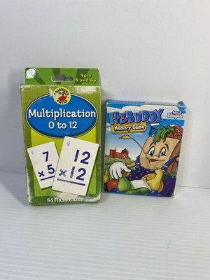 HEB Memory Game / Multiplication 0-12 Card Lot