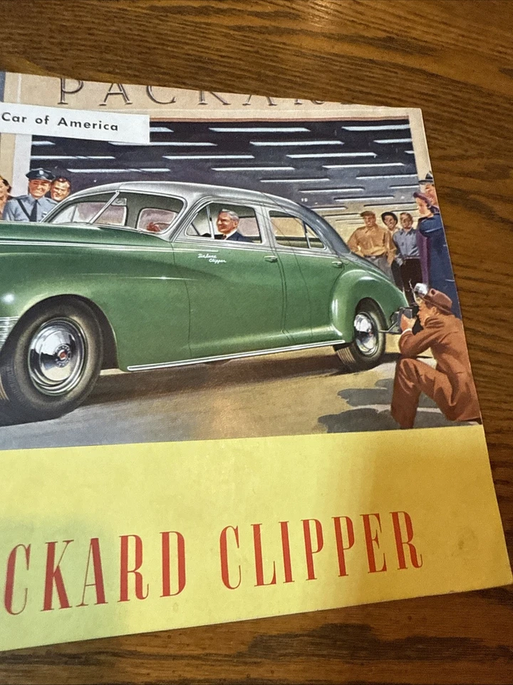Packard Clipper 1946 16 páginas vintage folleto de venta de autos catálogo Foto 3 de 4