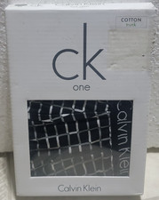 BAÚL CALVIN KLEIN CK ONE, TALLA M, CUADROS NEGROS, U8502, 100% ALGODÓN, PARA HOMBRE