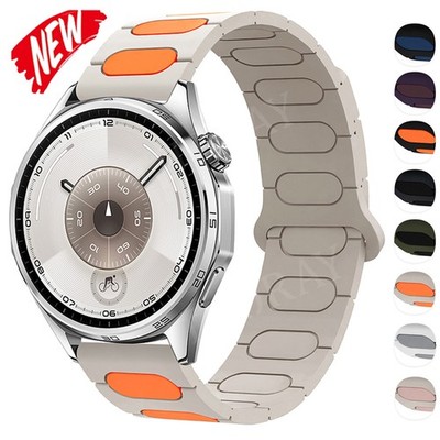 18mm Sport Magnet Silikon Loop Armband für Huawei Watch GT 4 GT 5 Pro 41/42mm