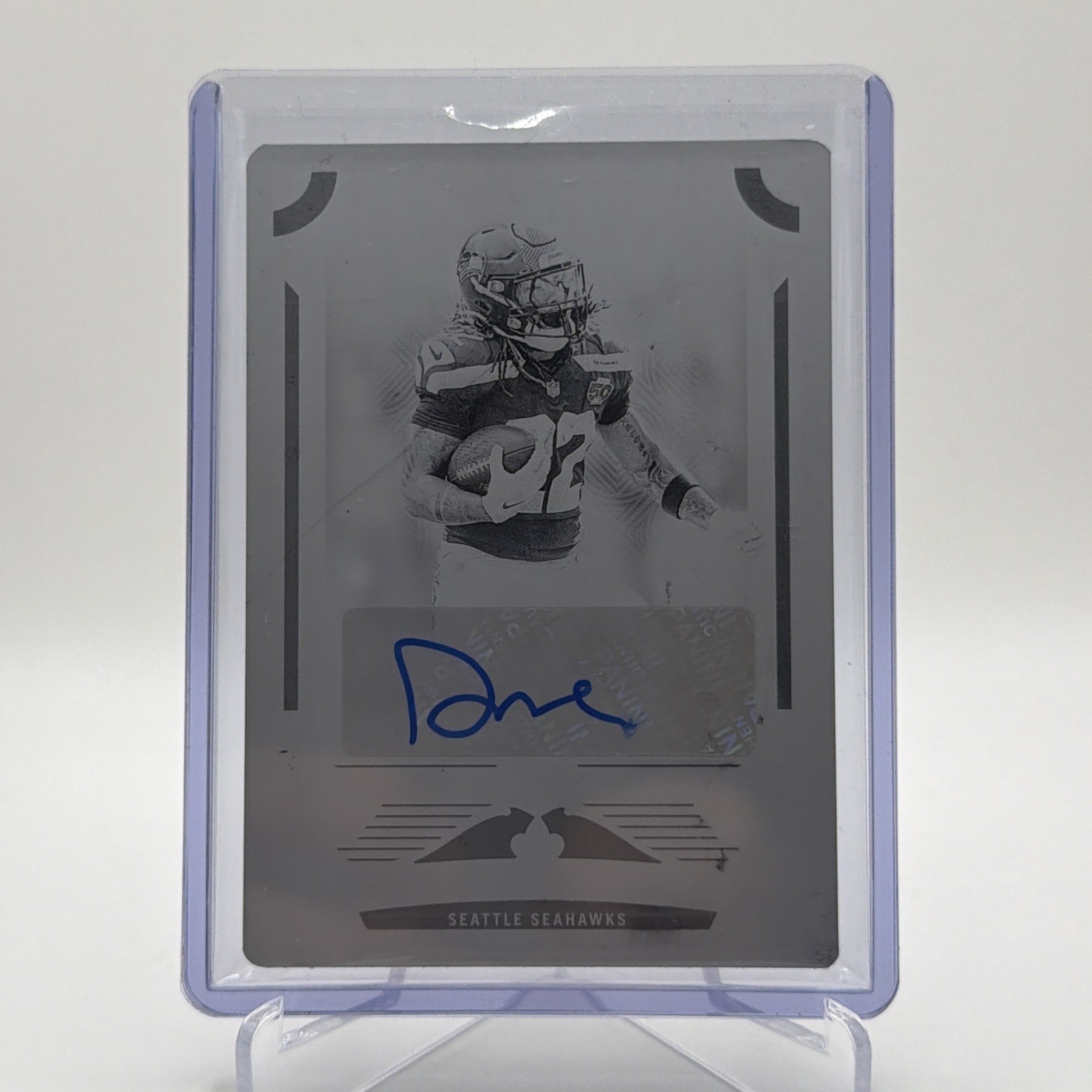 2025 Panini National Treasures Damien Martinez RC Auto 1/1 Printing Plate #132 view 1