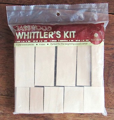 Boxwood Whittler s Kit Walnut Hollow 10 blocks No. 24719