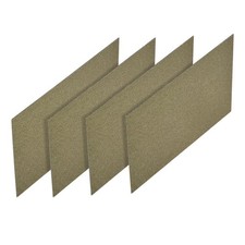 Microondas Horno Guíaondas Cubierta Mica Horno Lámina Placa 150x100x0.15mm, 4pzs