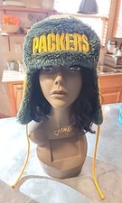 New Era Green Bay Packers NFL Trapper Knit Hat Earflap Helmet Hat