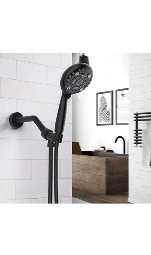 6-Mode Handheld Shower Head, 4.8 Inches High Pressure, 1.8 GPM, 1.8 Meter/70.... - Picture 7 of 7