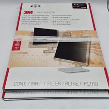 New 3M Black Privacy Filter for 23.8 Widescreen LCD Monitors LOT OF 5 PF238W9B