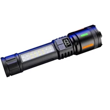 3000 Lumens Super Bright Tactical Flashlight Rechargeable 5 Modes Compact Design