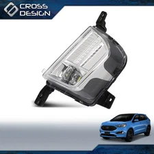 LED Fog Light Fog Lamp Assembly Front Left Driver LH Fit For 2019-2022 Ford Edge