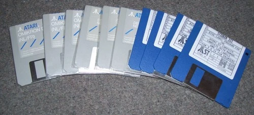 10 x Atari 1040 ST STE Commodore Amiga Computer 720K Double Density Floppy Disks