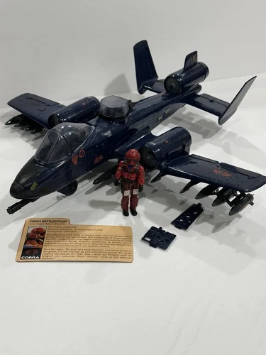 Hasbro 1984 Vintage  G. I. Joe Rattler with Wild Weasel/ File Card (Complete)