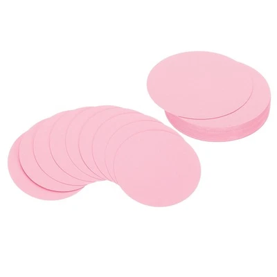 Cercle en carton épais 3 pouces, 50 pièces pour découpe coaster rose - Photo 1/4