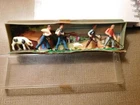 1960s Marx Miniature Masterpieces Hand Painted Farmers Animals HK6301/4