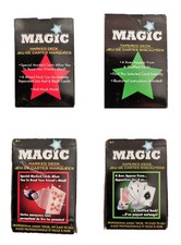 TRICK MAGIC CARDS - Two Sets...Marked  Tapered / Complete  w/instructions - VG
