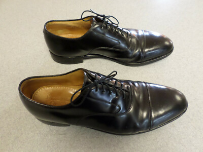 JOHNSTON & MURPHY Optima Cap Toe Oxford Shoes Made in USA Mens 10.5 D/B 43664 JOHNSTON & MURPHY Optima Cap Toe Oxford Shoes Made in USA  main image 2
