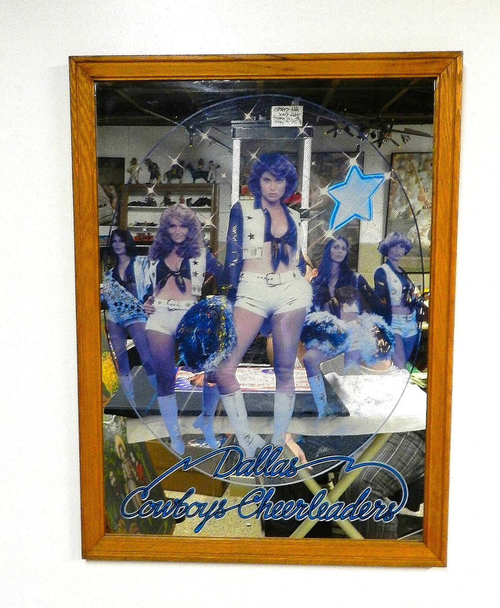 1970's Dallas Cowboys Football Cheerleader Mirror Ultra Rare