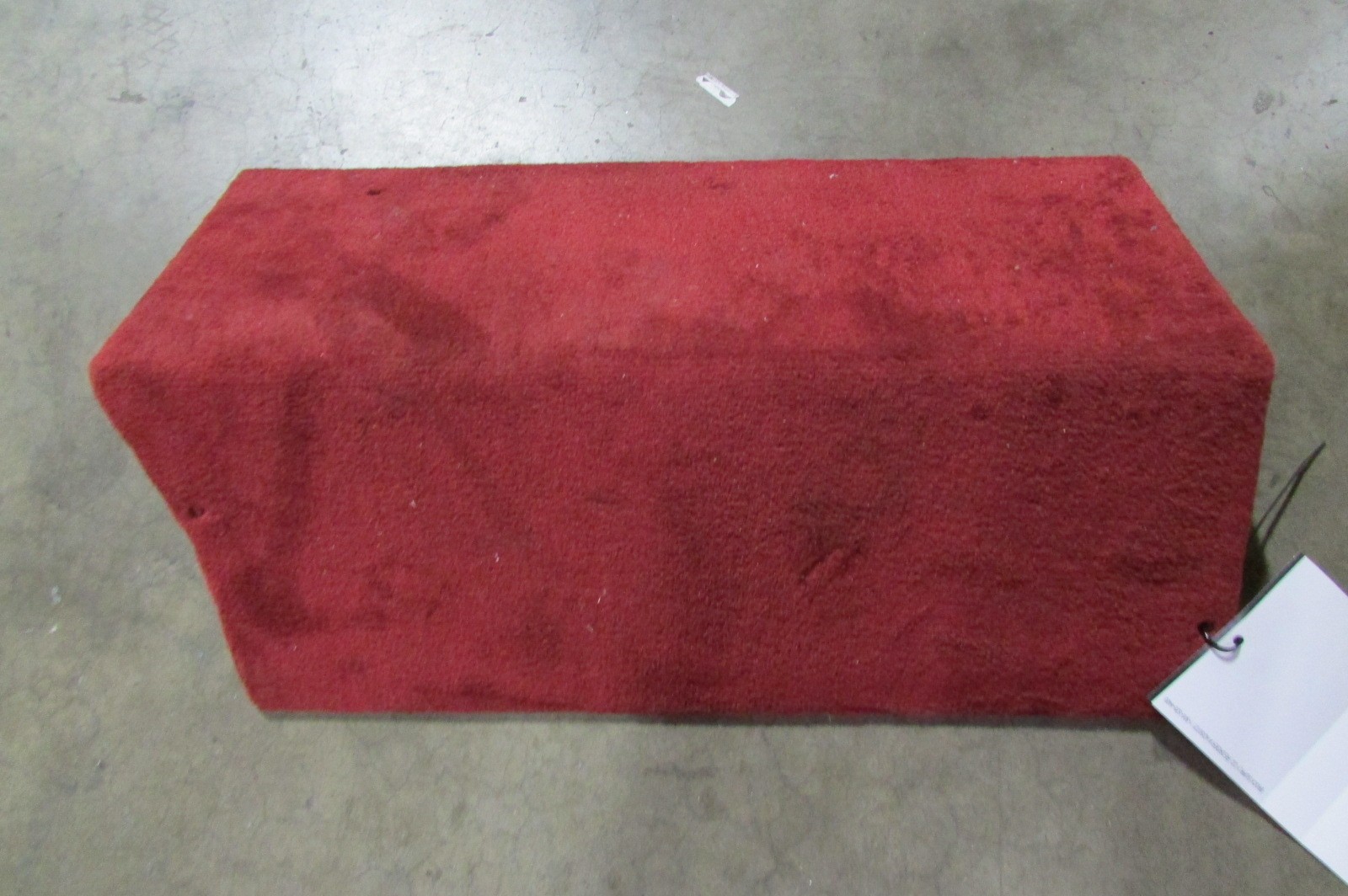 Ferrari 360, RH, Right Rear Carpet Panel, Bordeaux, Used, P/N 65319198