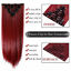 thumbnail 7  - Clip In 100% Real Long as Human Thick Hair Extensions Full Head 8 Pieces/Set UK8