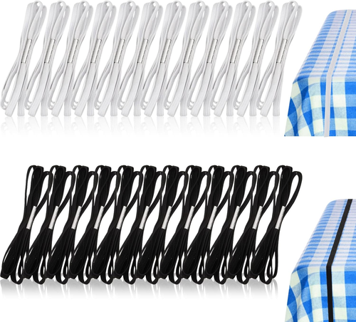 Riakrum Table Bungees - 24 Pack Tablecloth Straps for Outdoor & Events - Picture 11 of 12