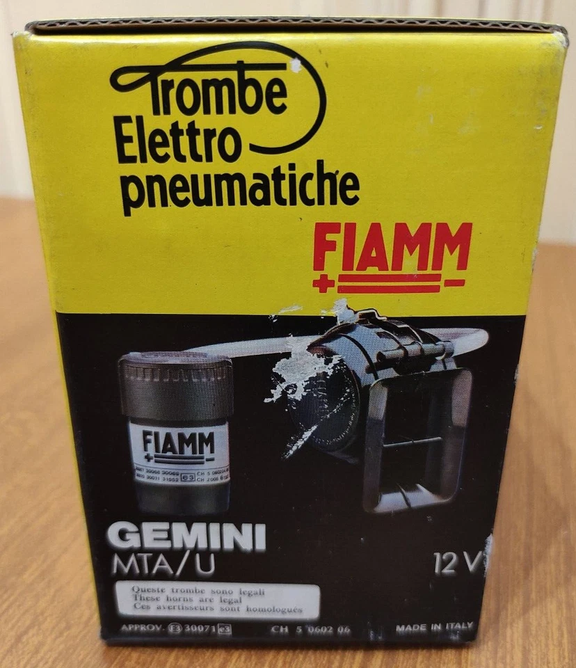 Trombe Elettropneumatiche FIAMM Mod. GEMINI MTA/U Foto 2 de 2