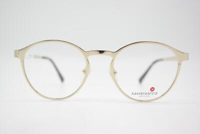 Brille XAVIER GARCIA MORA Gold Oval Brillengestell eyeglasses Neu