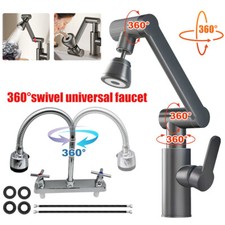 1440  Llave De Agua Para Cocina Con Rociador Grifos Fregadero Lavamanos Ba o US