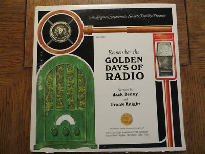 Jack Benny, Frank Knight    Remember The Golden Days Of Radio Volume 1 VG+/VG+!!
