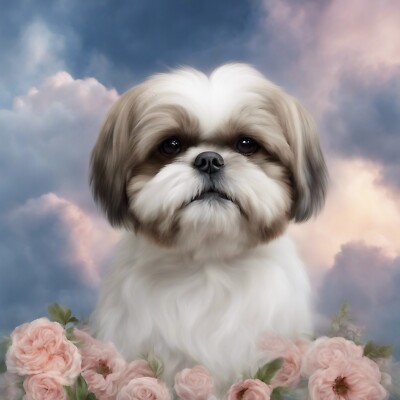 2X Shih Tzu Auto Aufkleber 9X9 cm Hunde Sticker