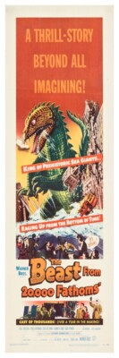 THE BEAST FROM 20,000 FATHOMS - SKINNY POSTER - 6''X18'' BUY ANY 2 GET ANY 1 FREE!
